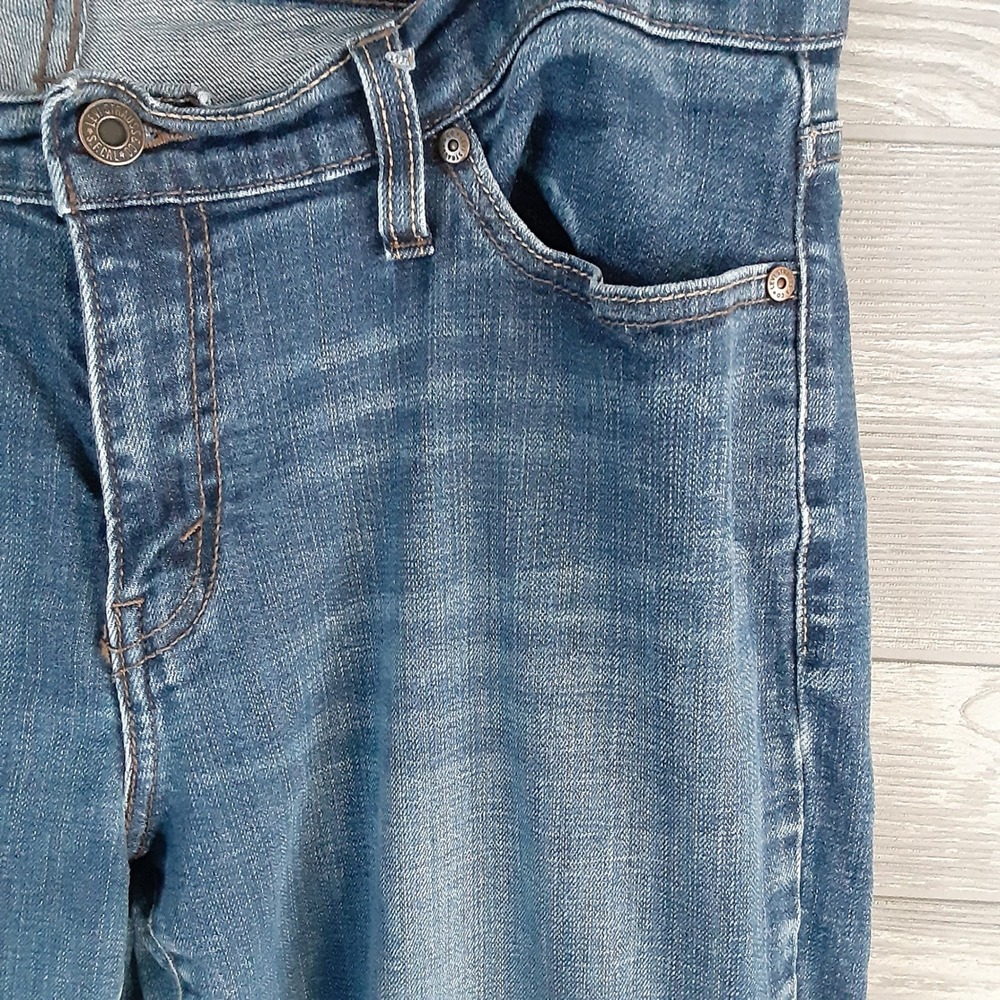 Levis 529 Curvy Bootcut Jeans Womens Medium Wash Blue Denim Pants Sz 16 - Picture 6 of 15